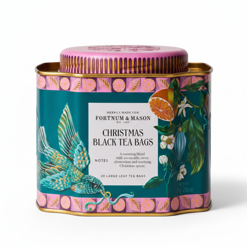 Fortnum & Mason Christmas Black Tea Tin 30pck | Zapp - Elevate