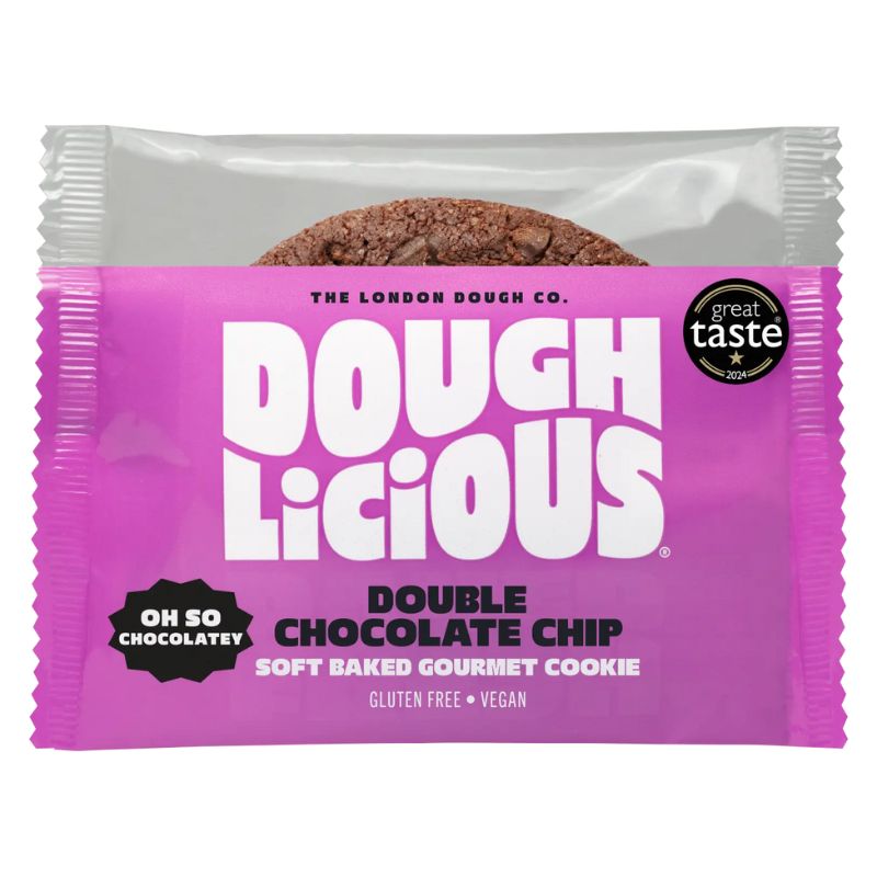 Doughlicious Double Chocolate Chip Soft Baked Gourmet Cookie 1pc