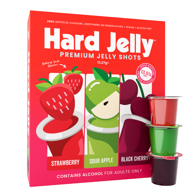 Hard Jelly Mixed Flavour Alcoholic Jelly Shots 12pck | Zapp