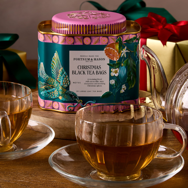 Fortnum & Mason Christmas Black Tea Tin 30pck | Zapp - Elevate Fortnum & Mason Christmas Black Tea Tin 30pck | Zapp - Elevate