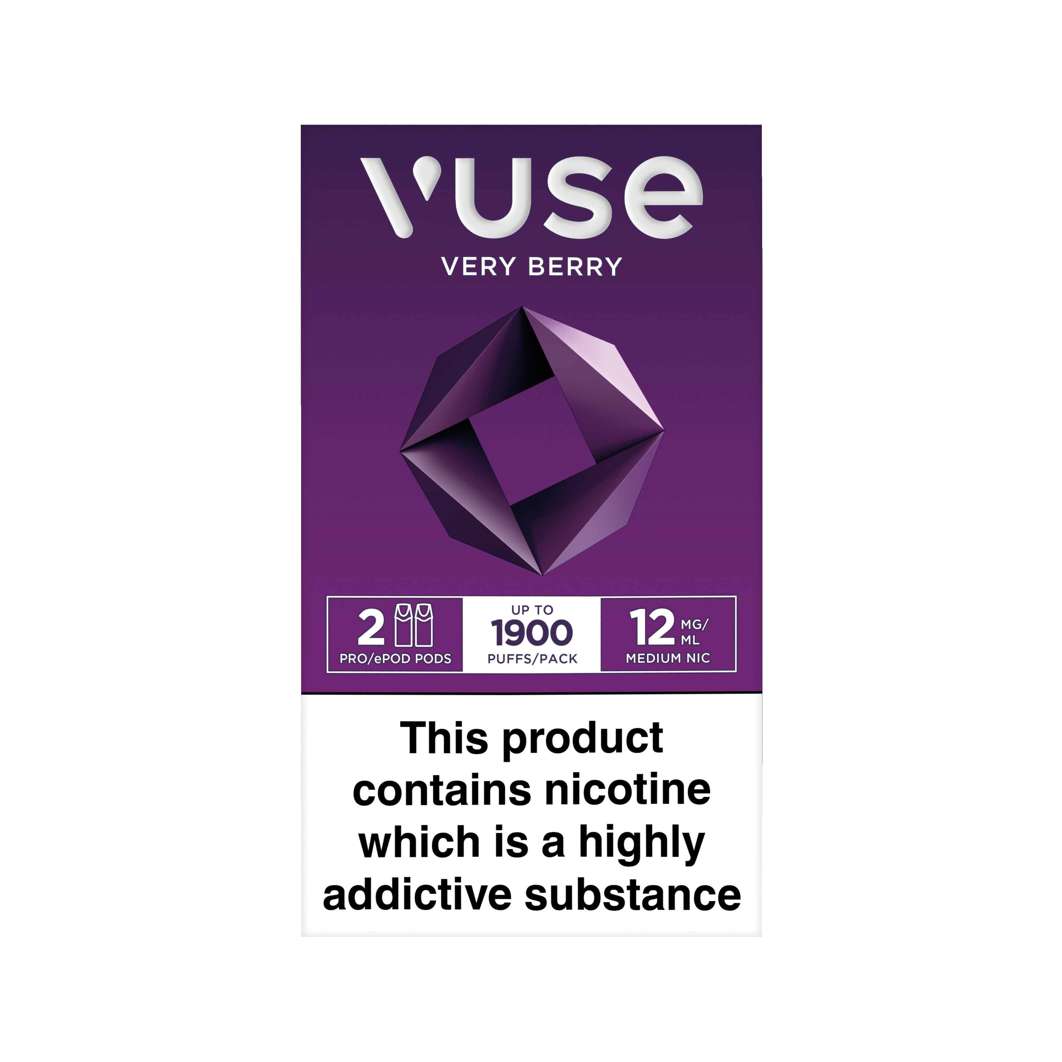 Vuse Very Berry Extra Intense Flavour Pods 12mg | Zapp