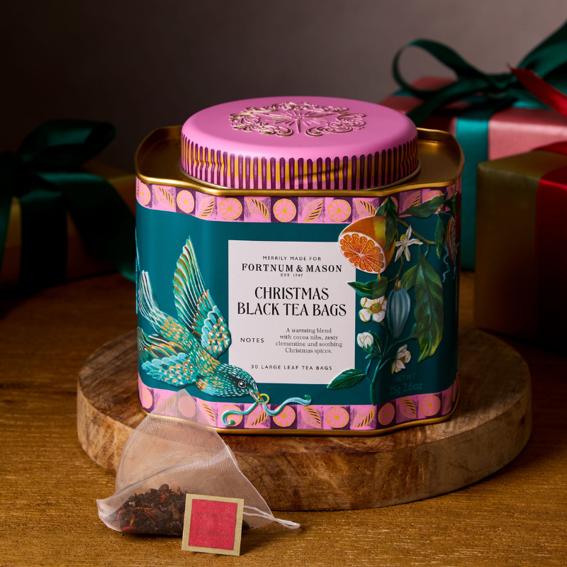 Fortnum & Mason Christmas Black Tea Tin 30pck | Zapp - Elevate