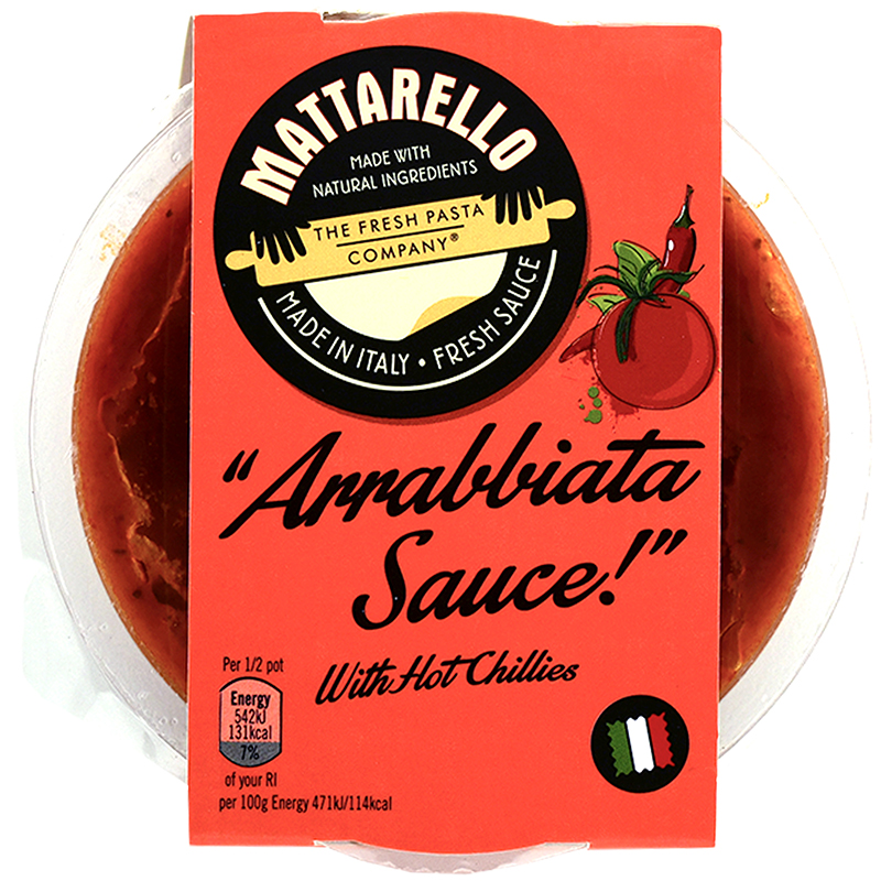 Mattarello By The Fresh Pasta Company Arrabbiata Sauce 230 G - View #9